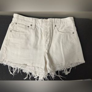 White Madewell Jean shorts